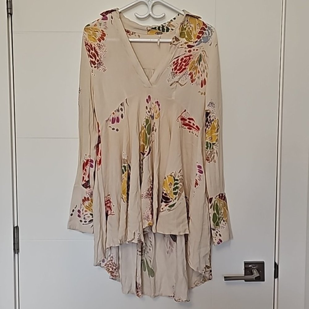 Free People Field of Butterflies Tunic Small